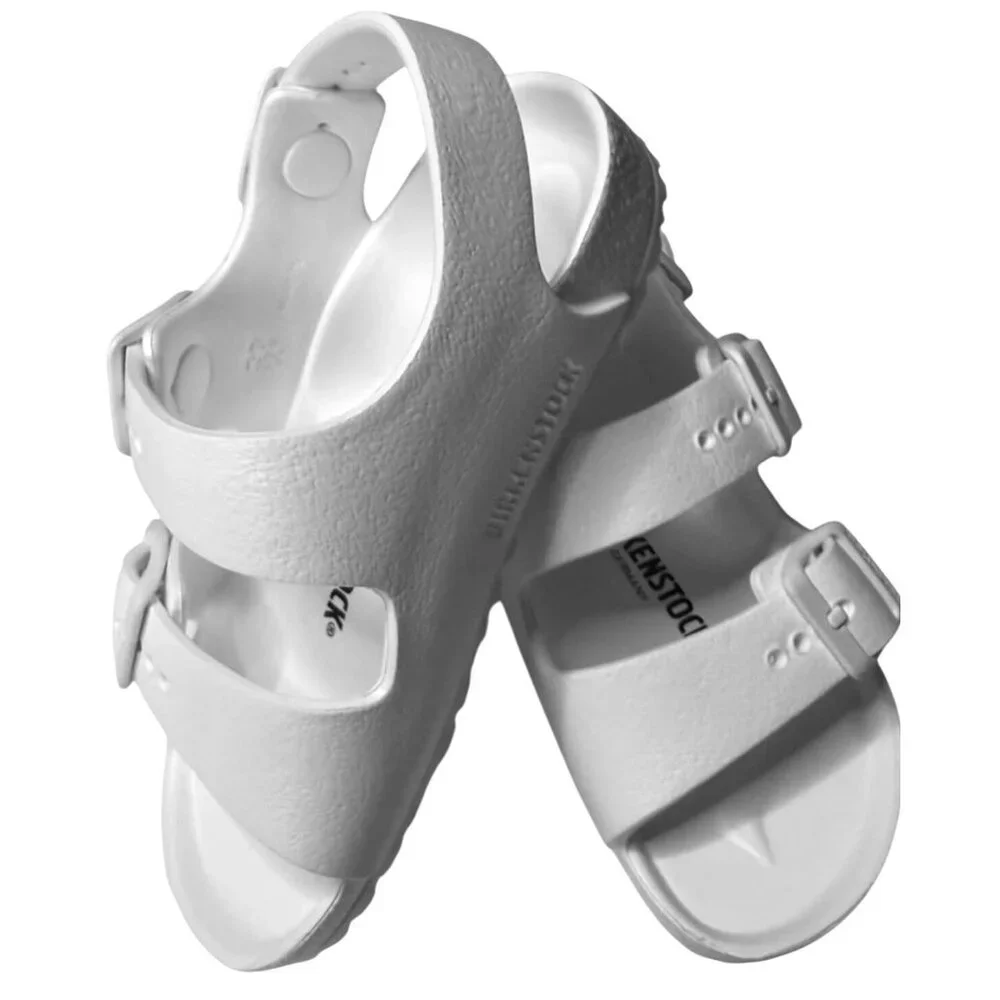 Birkenstock Milano EVA Kids Sandals White EU 27 US 9-9.5 Waterproof Lightweight - Picture 2 of 16